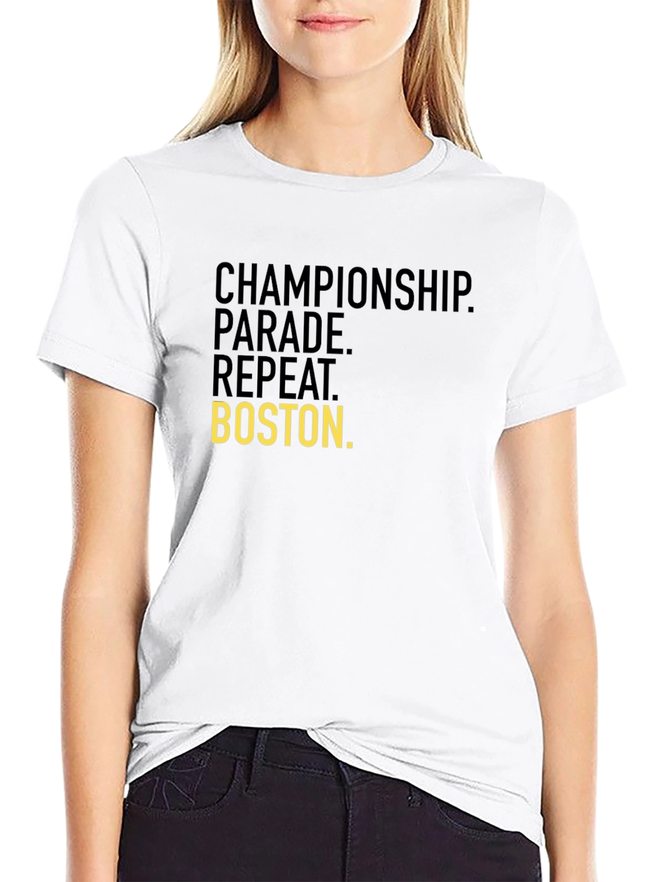 Boston Championship Parade Repeat T-Shirt