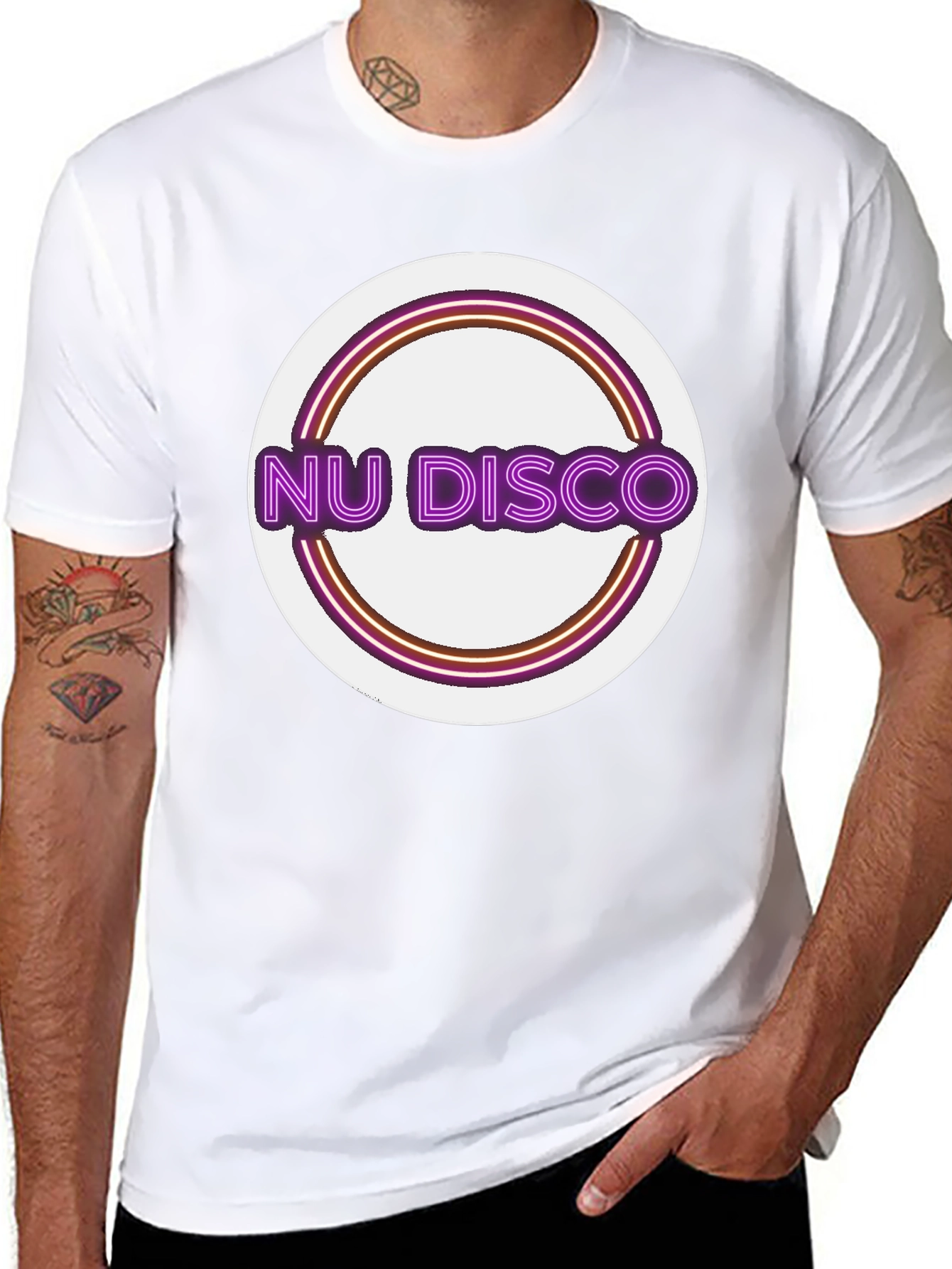 Nu Disco Graphic T-Shirt - Retro Style