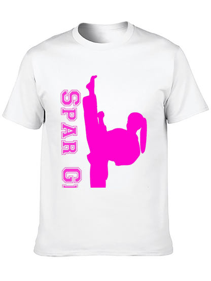 Spar GI Karate Kick T-Shirt - Black