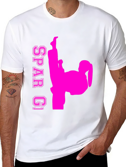 Spar GI Karate Kick T-Shirt - Black
