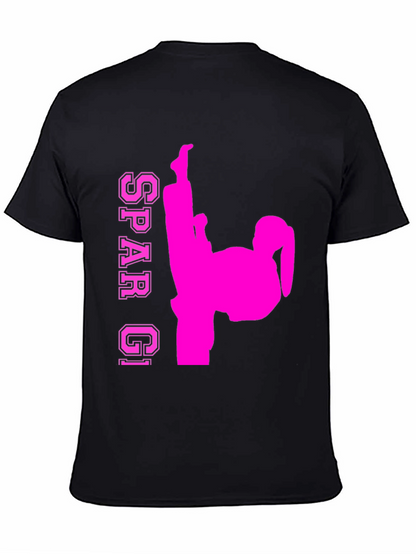 Spar GI Karate Kick T-Shirt - Black