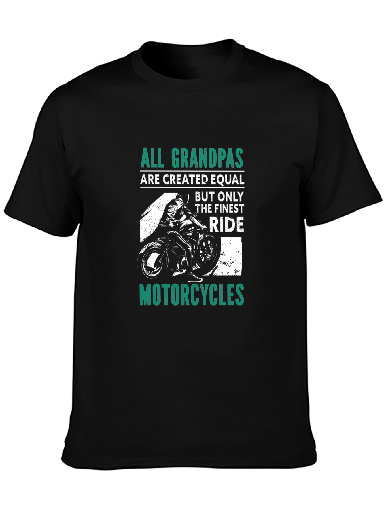 All Grandpas Ride Motorcycles Graphic Tee
