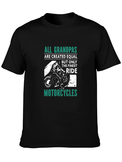 All Grandpas Ride Motorcycles Graphic Tee