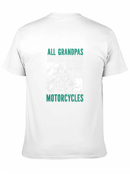 All Grandpas Ride Motorcycles Graphic Tee