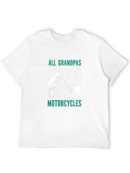 All Grandpas Ride Motorcycles Graphic Tee