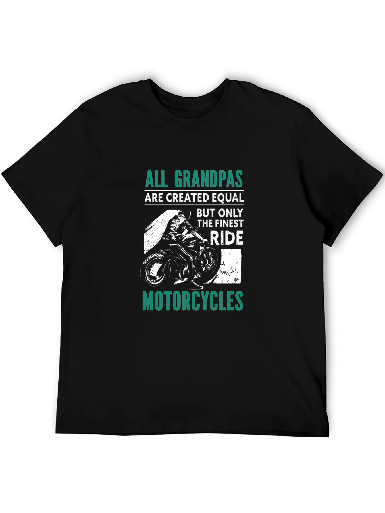 All Grandpas Ride Motorcycles Graphic Tee