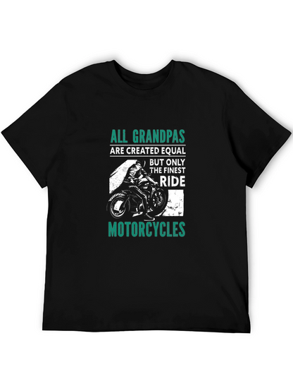 All Grandpas Ride Motorcycles Graphic Tee