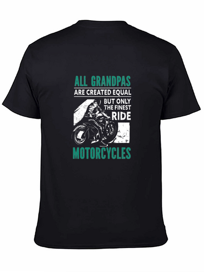 All Grandpas Ride Motorcycles Graphic Tee