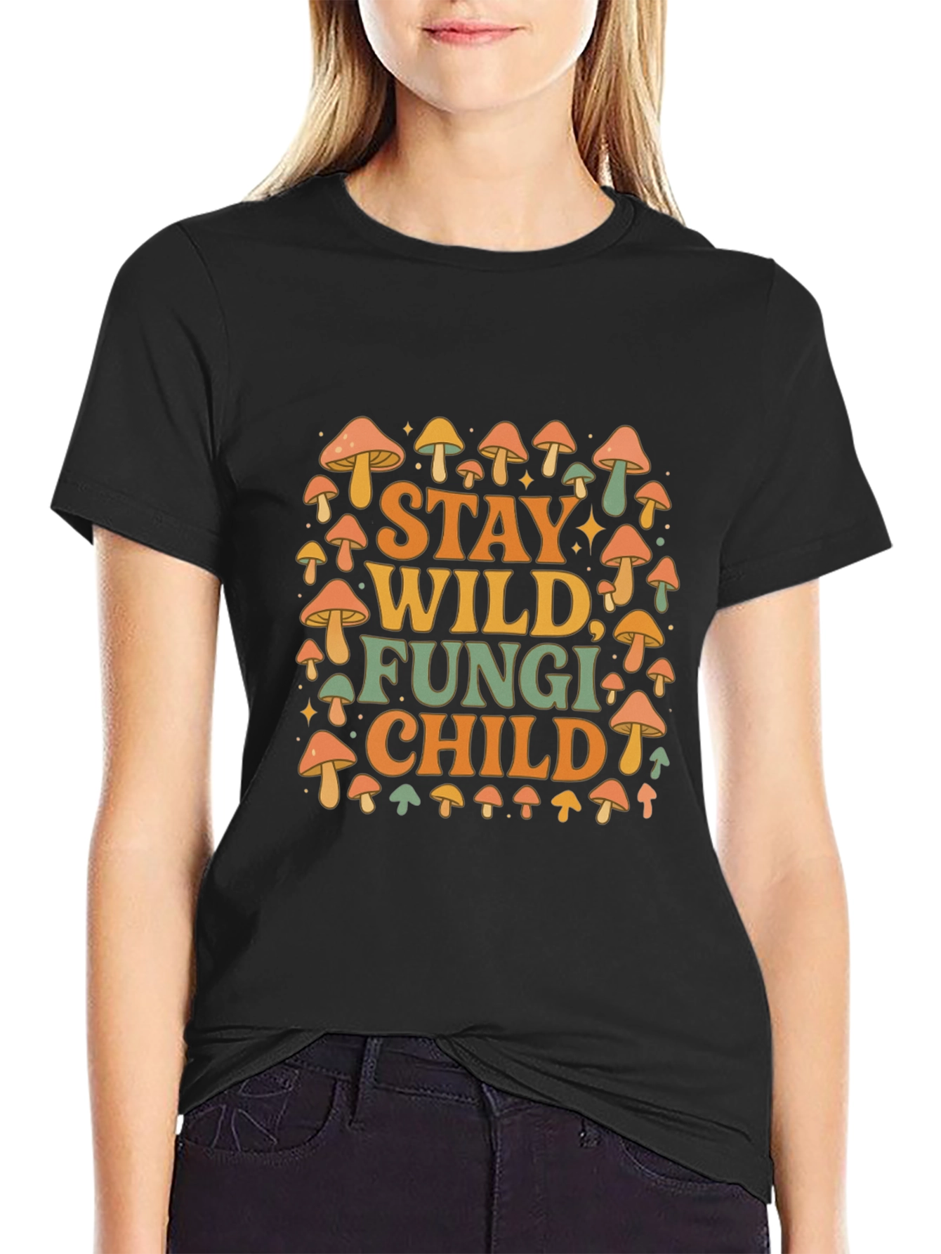 Stay Wild Fungi Child Graphic T-Shirt