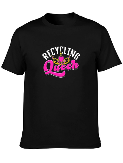 Recycling Queen T-Shirt - Black Tee