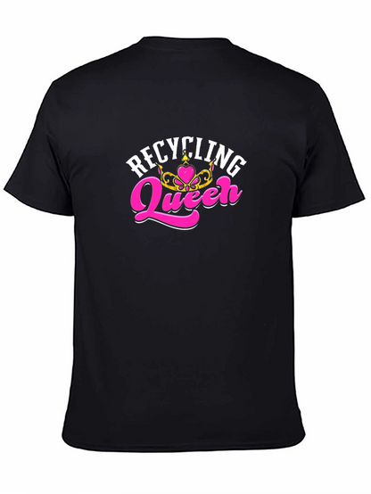 Recycling Queen T-Shirt - Black Tee
