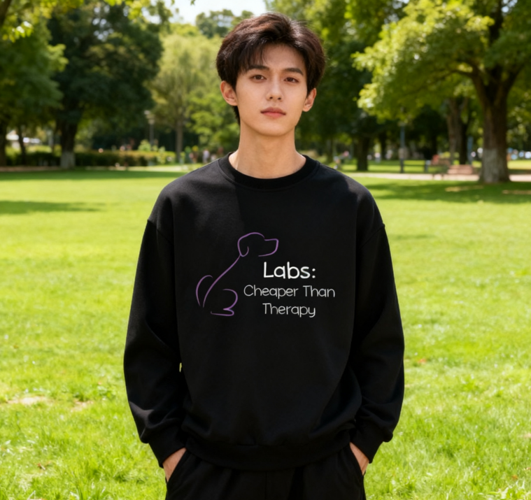 Witty Lab Quote Minimalist Crewneck Sweatshirt