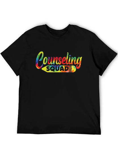 Counseling Squad Tie-Dye Graphic T-Shirt