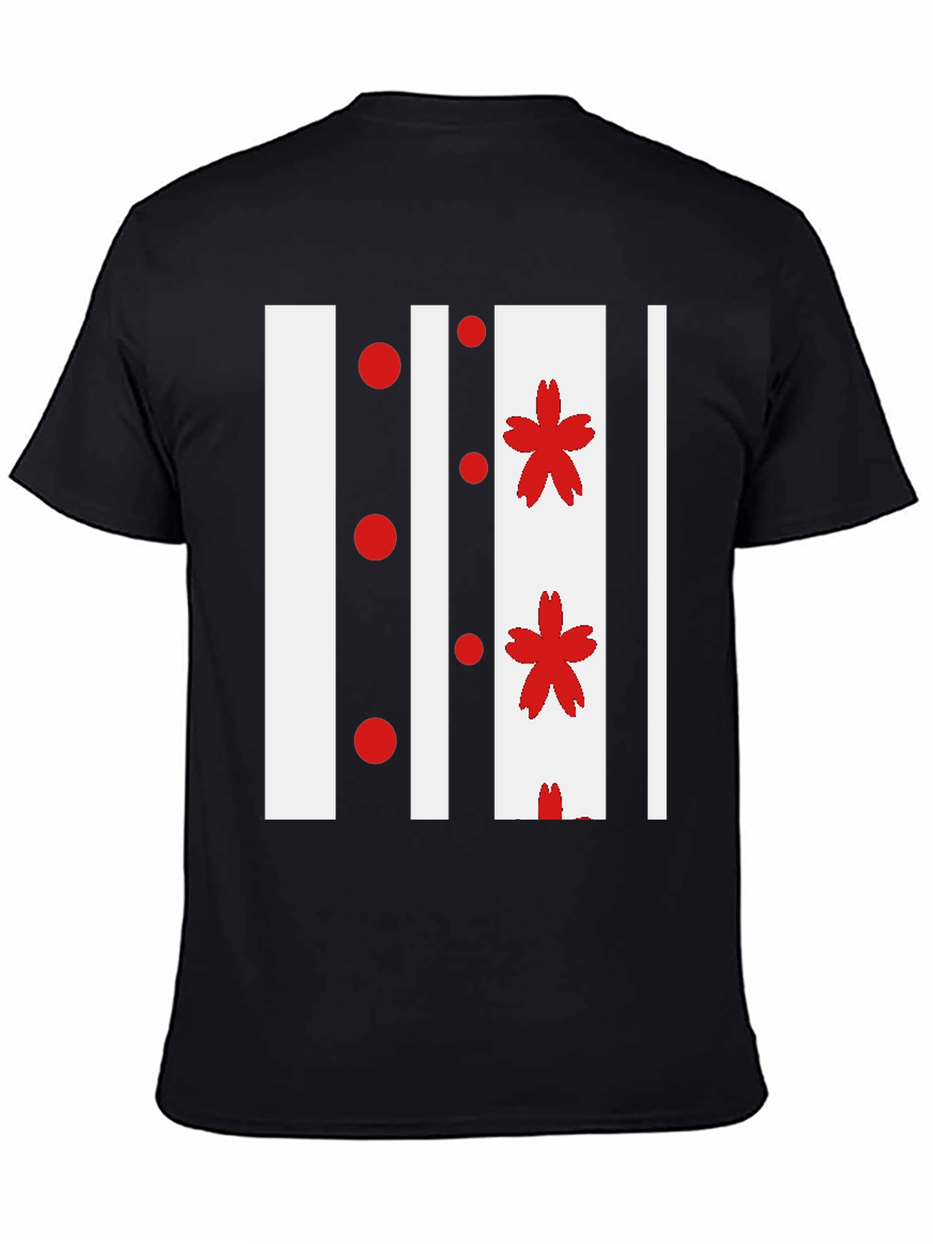 Bold Patterned Graphic Tee