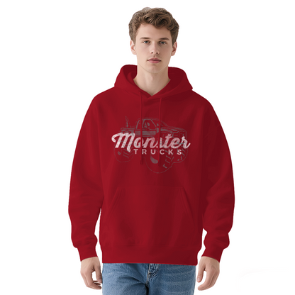 Premium Graphic Hoodie - Monster Trucks
