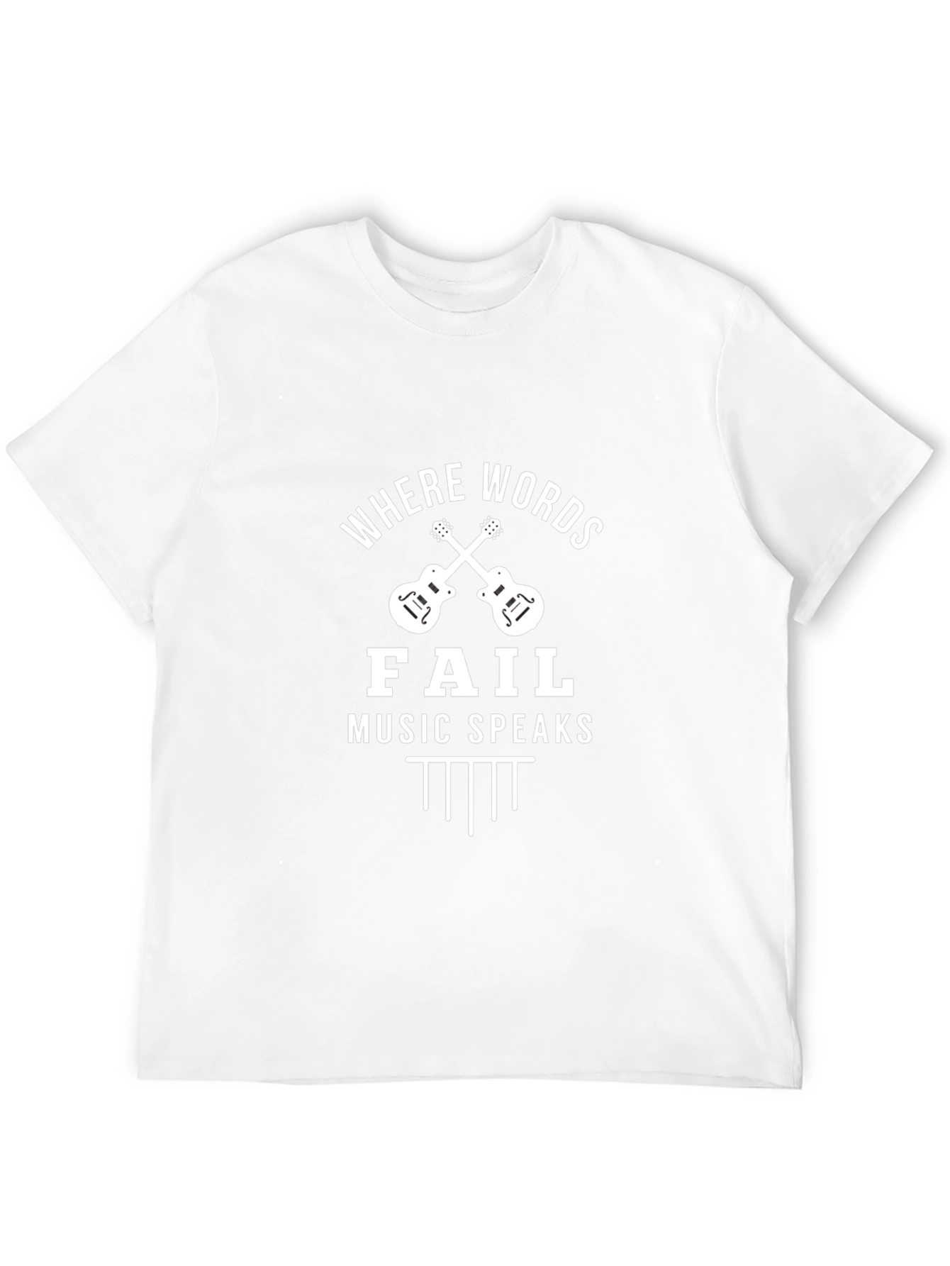 Where Words Fail Music Speaks T-Shirt