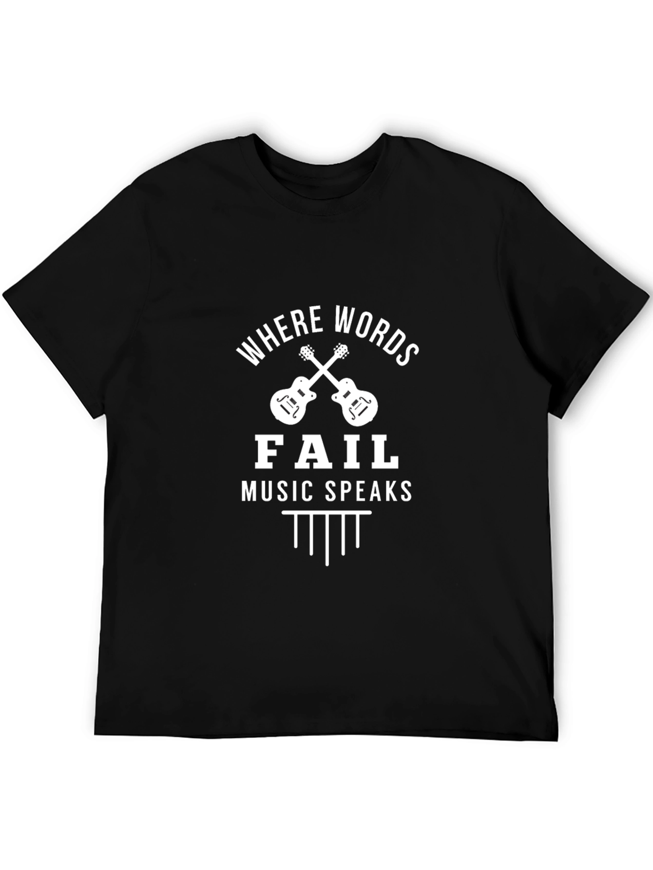 Where Words Fail Music Speaks T-Shirt