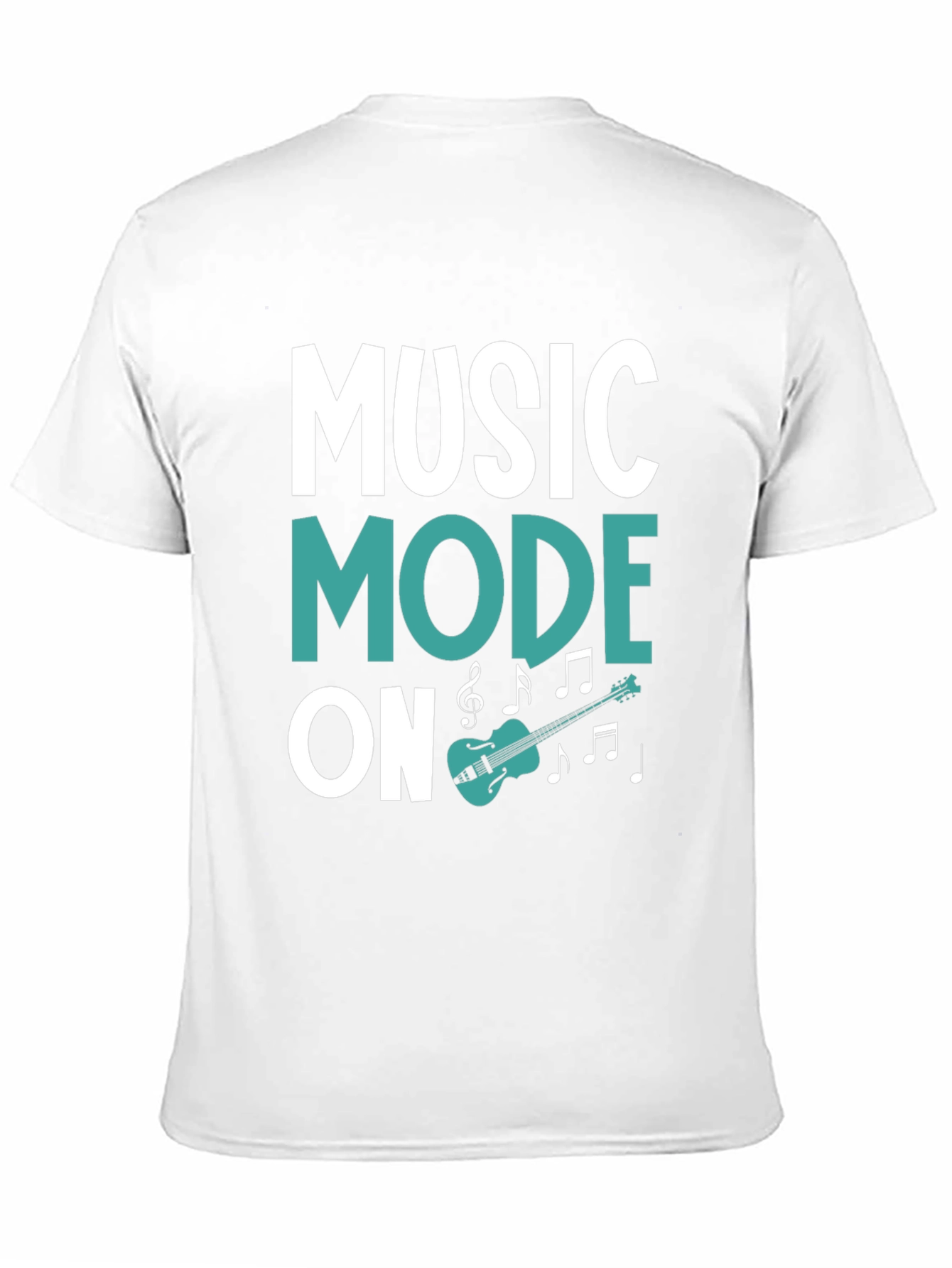 Music Mode On Black Graphic Tee