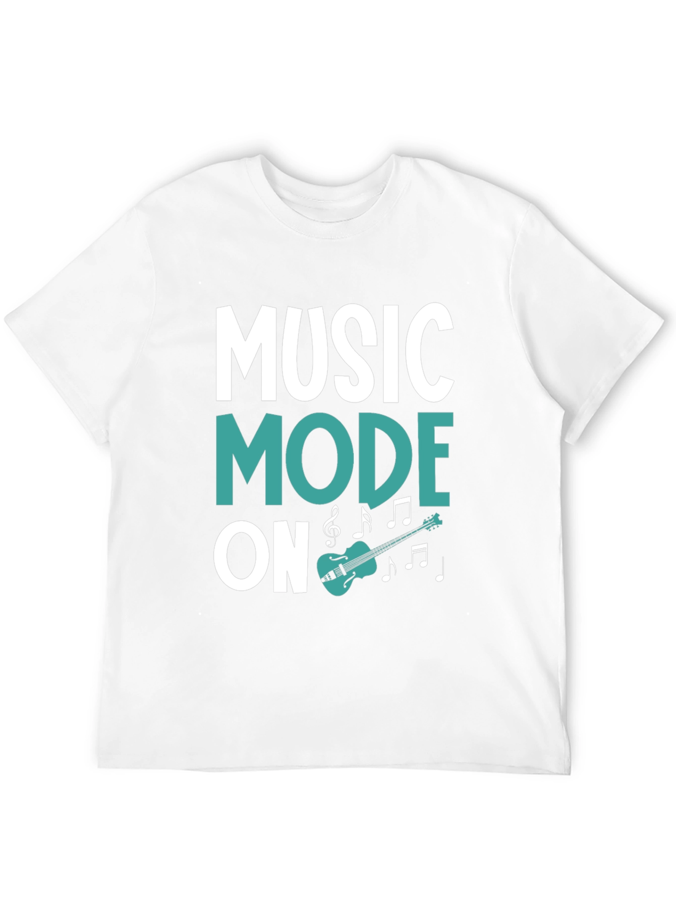 Music Mode On Black Graphic Tee