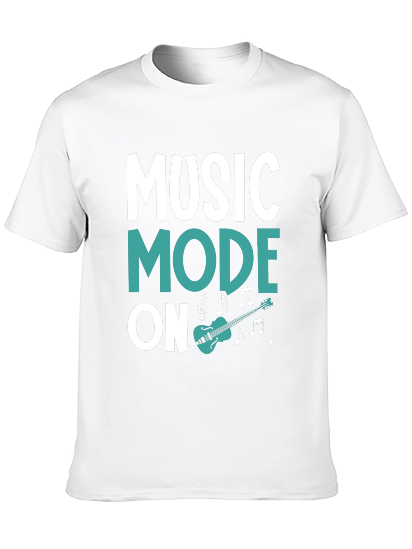 Music Mode On Black Graphic Tee