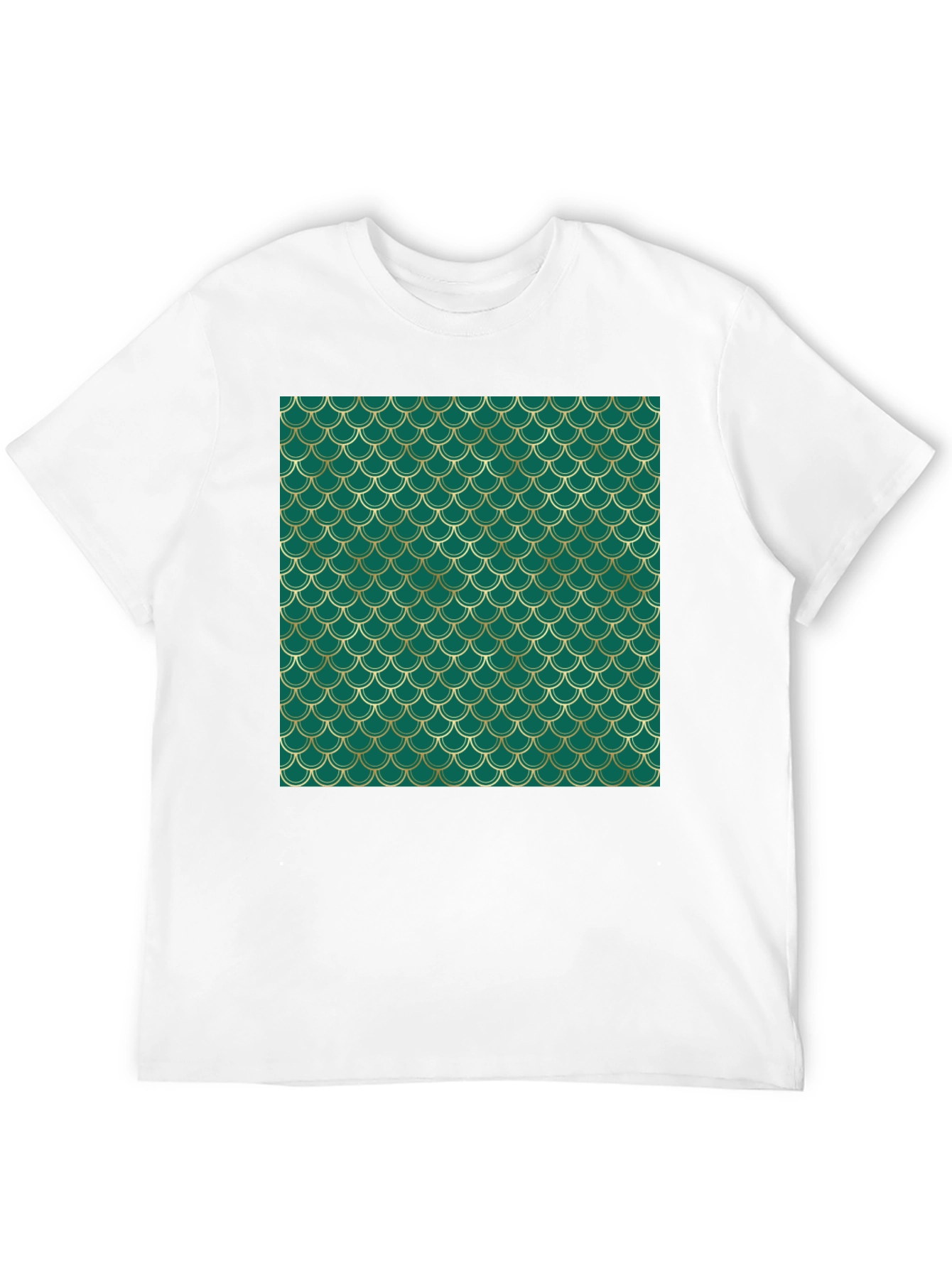 Emerald Scale Print Tee