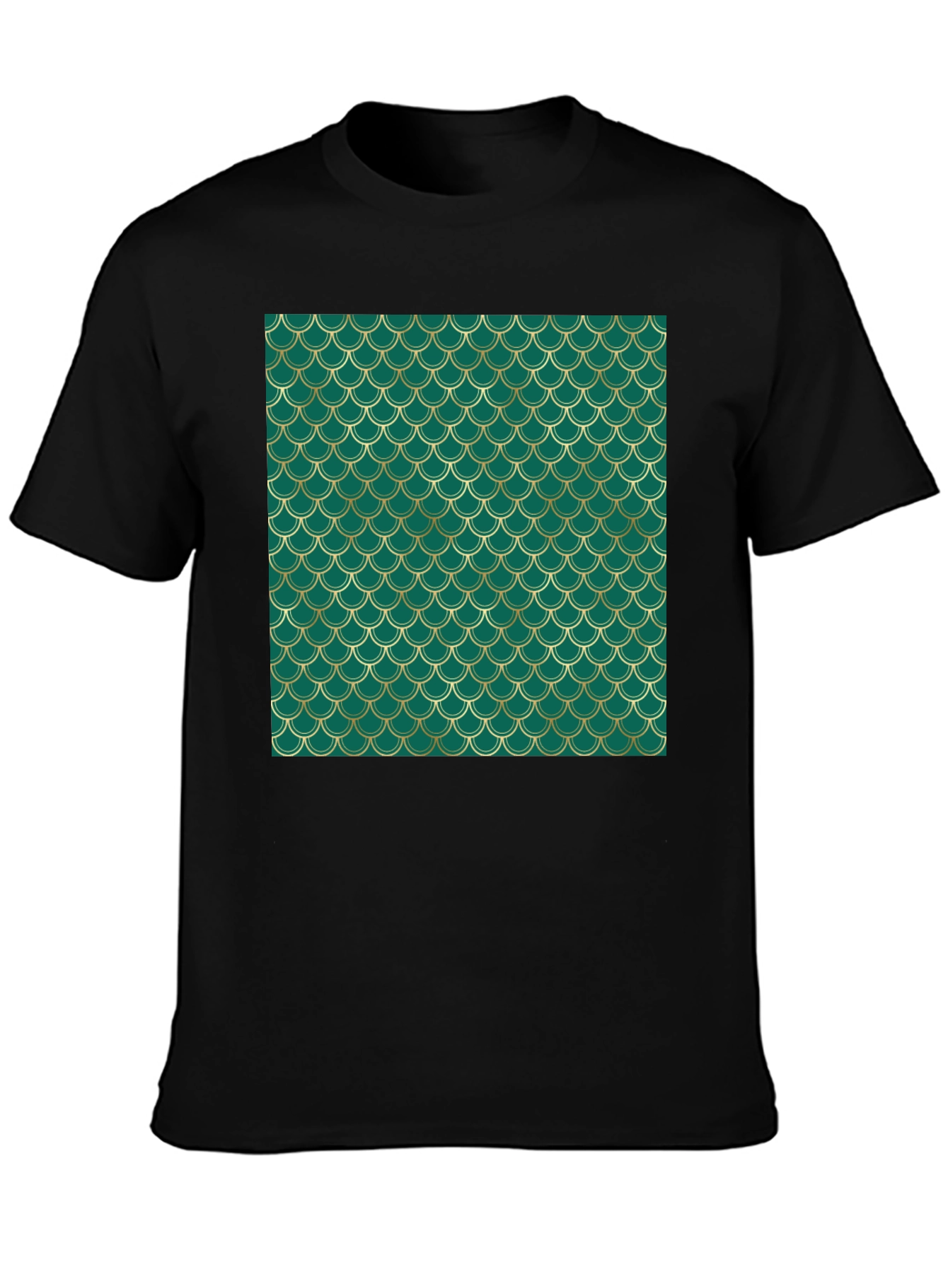 Emerald Scale Print Tee
