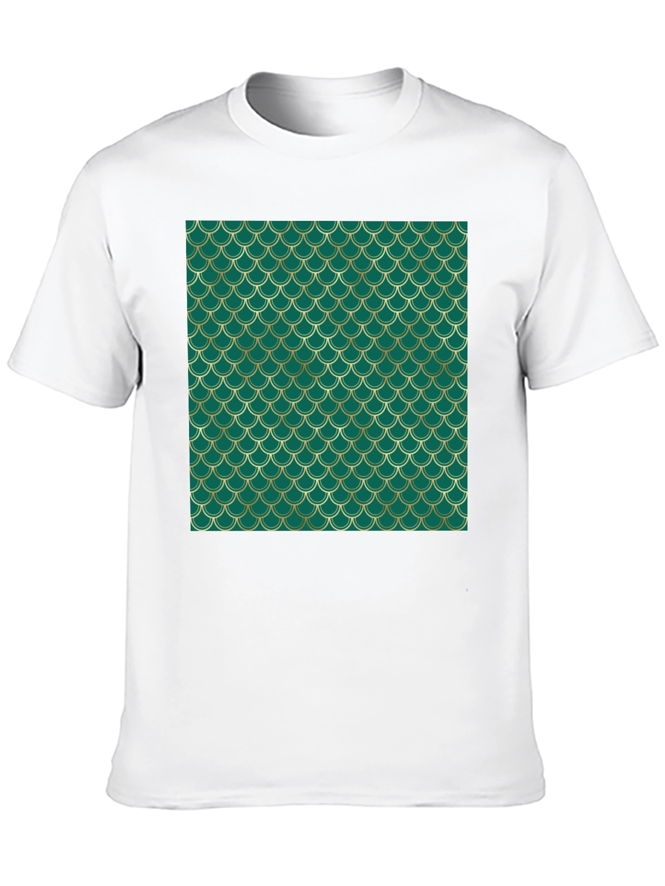 Emerald Scale Print Tee