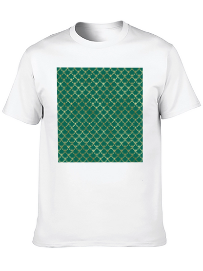 Emerald Scale Print Tee