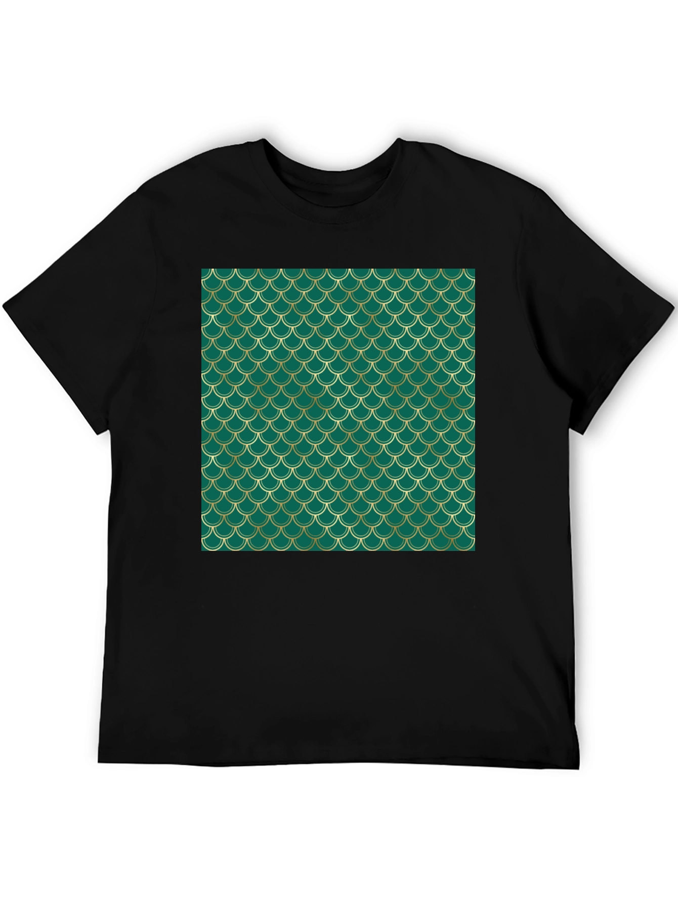 Emerald Scale Print Tee