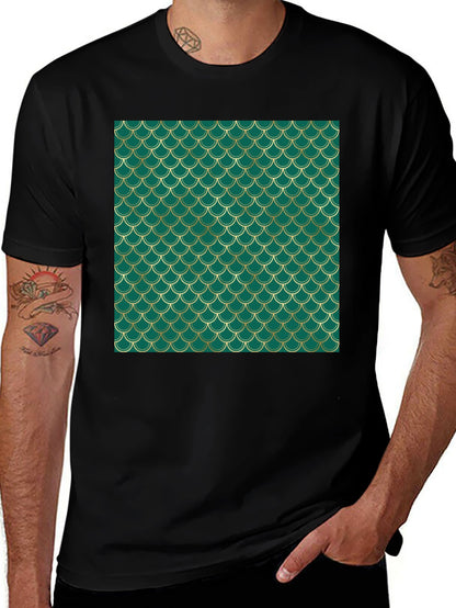 Emerald Scale Print Tee