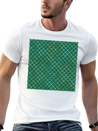 Emerald Scale Print Tee