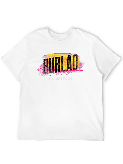 Burlac Est 2005 Graphic Tee - Black Cotton T-Shirt