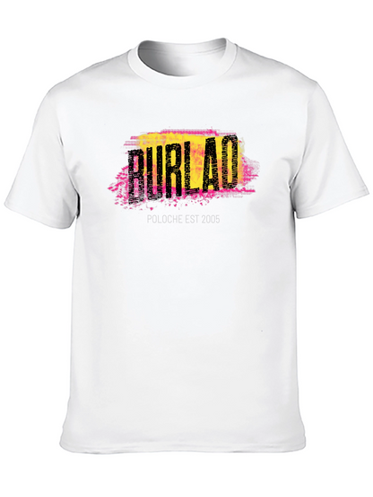 Burlac Est 2005 Graphic Tee - Black Cotton T-Shirt