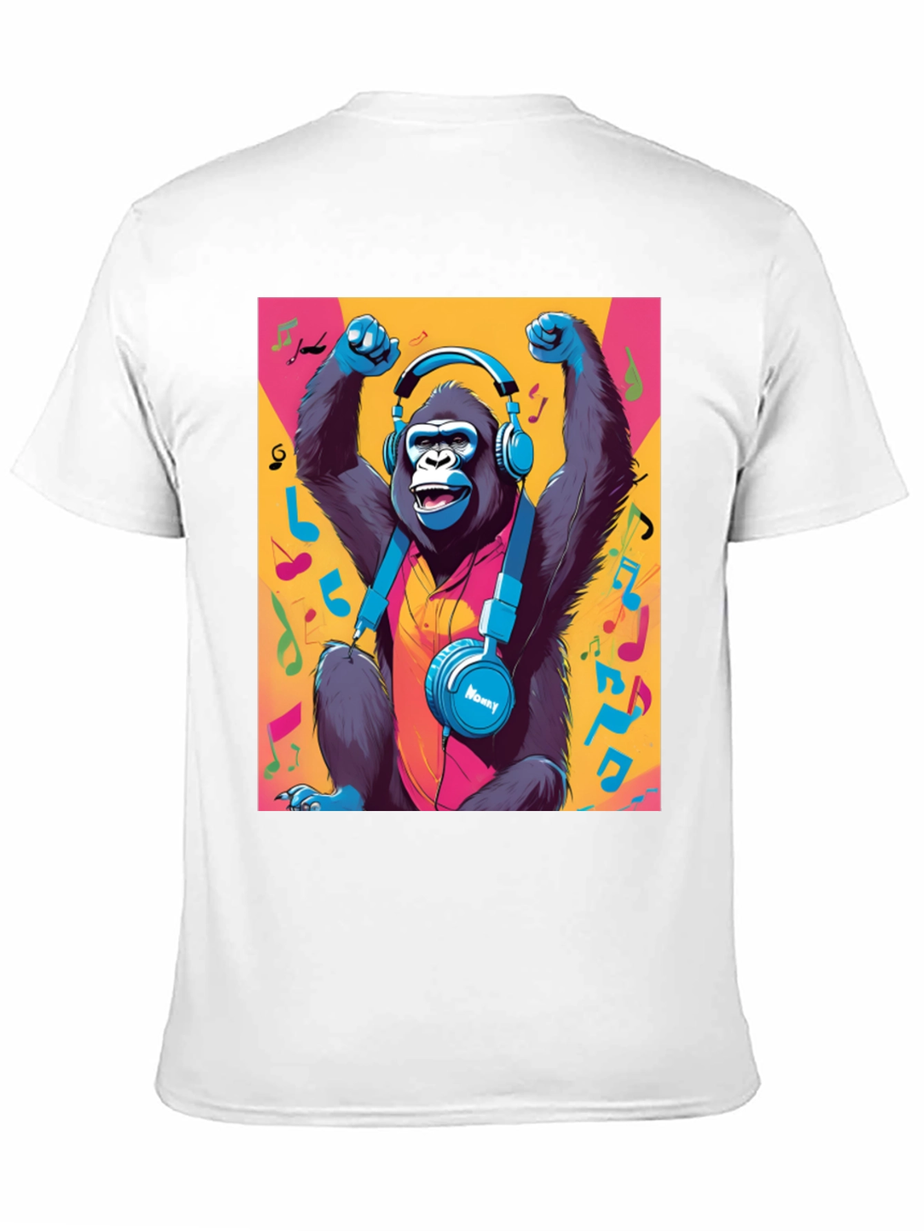 Funky Monkey Tee: Music Lovers Gorilla Graphic T-Shirt