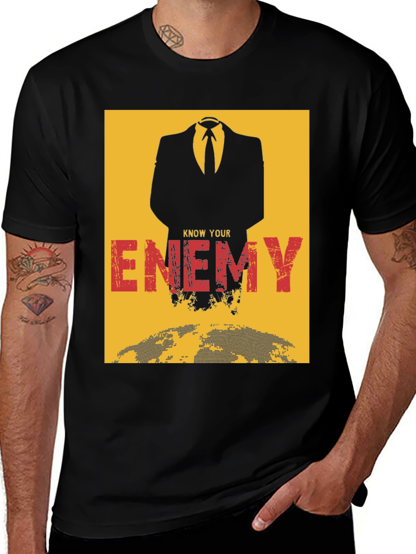 Know Your Enemy Graphic Tee - Conspiracy T-Shirt