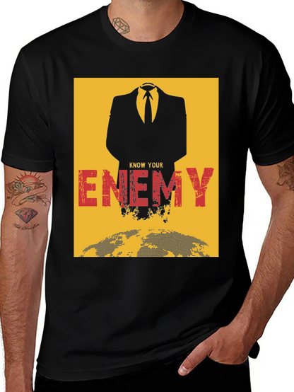 Know Your Enemy Graphic Tee - Conspiracy T-Shirt