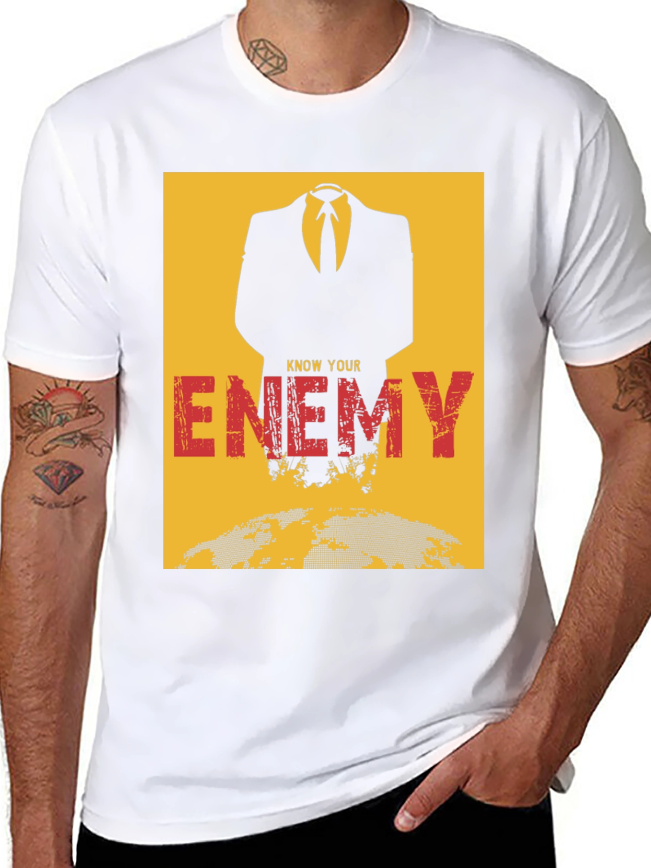 Know Your Enemy Graphic Tee - Conspiracy T-Shirt