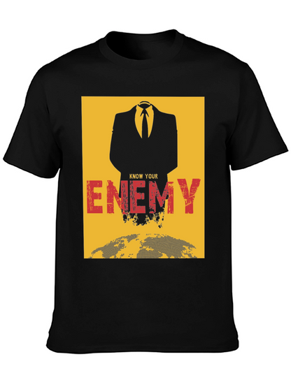 Know Your Enemy Graphic Tee - Conspiracy T-Shirt
