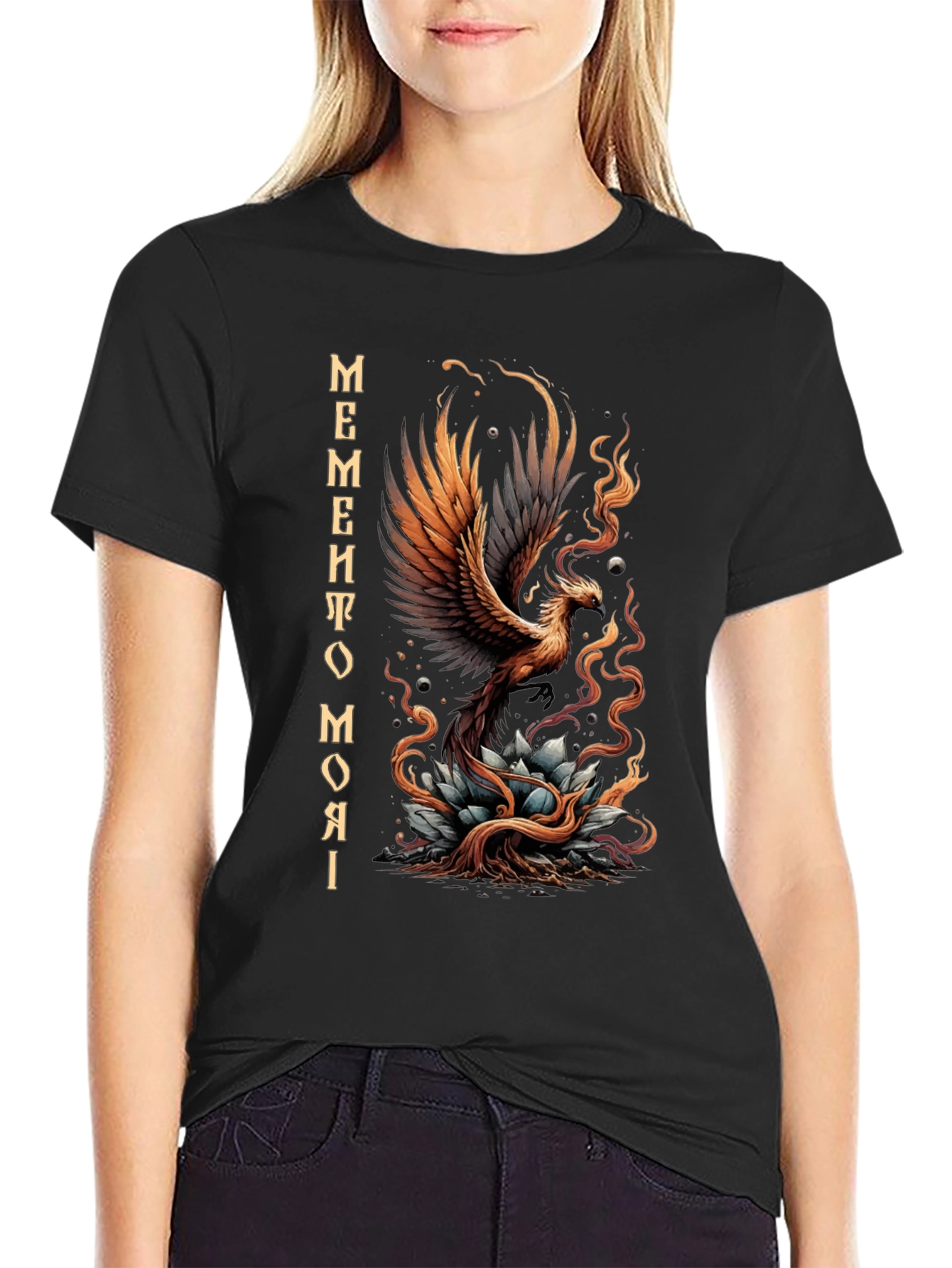Phoenix Memento Mori Graphic Tee