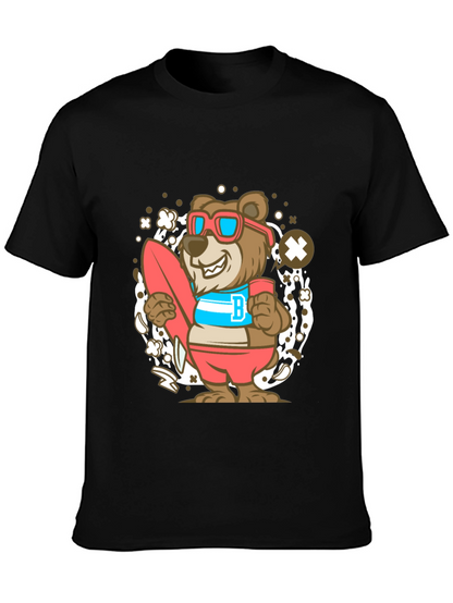 Bear Surfer Graphic T-Shirt