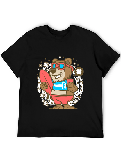 Bear Surfer Graphic T-Shirt