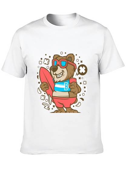 Bear Surfer Graphic T-Shirt