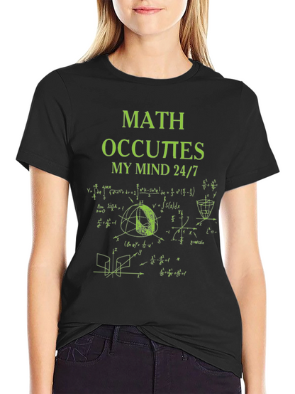 Math Occupies My Mind T-Shirt