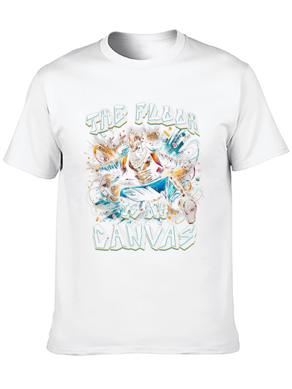 The Floor Is My Canvas Graphic Tee