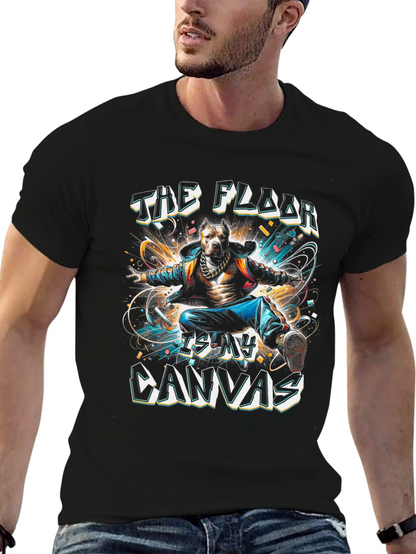 The Floor Is My Canvas Graphic Tee