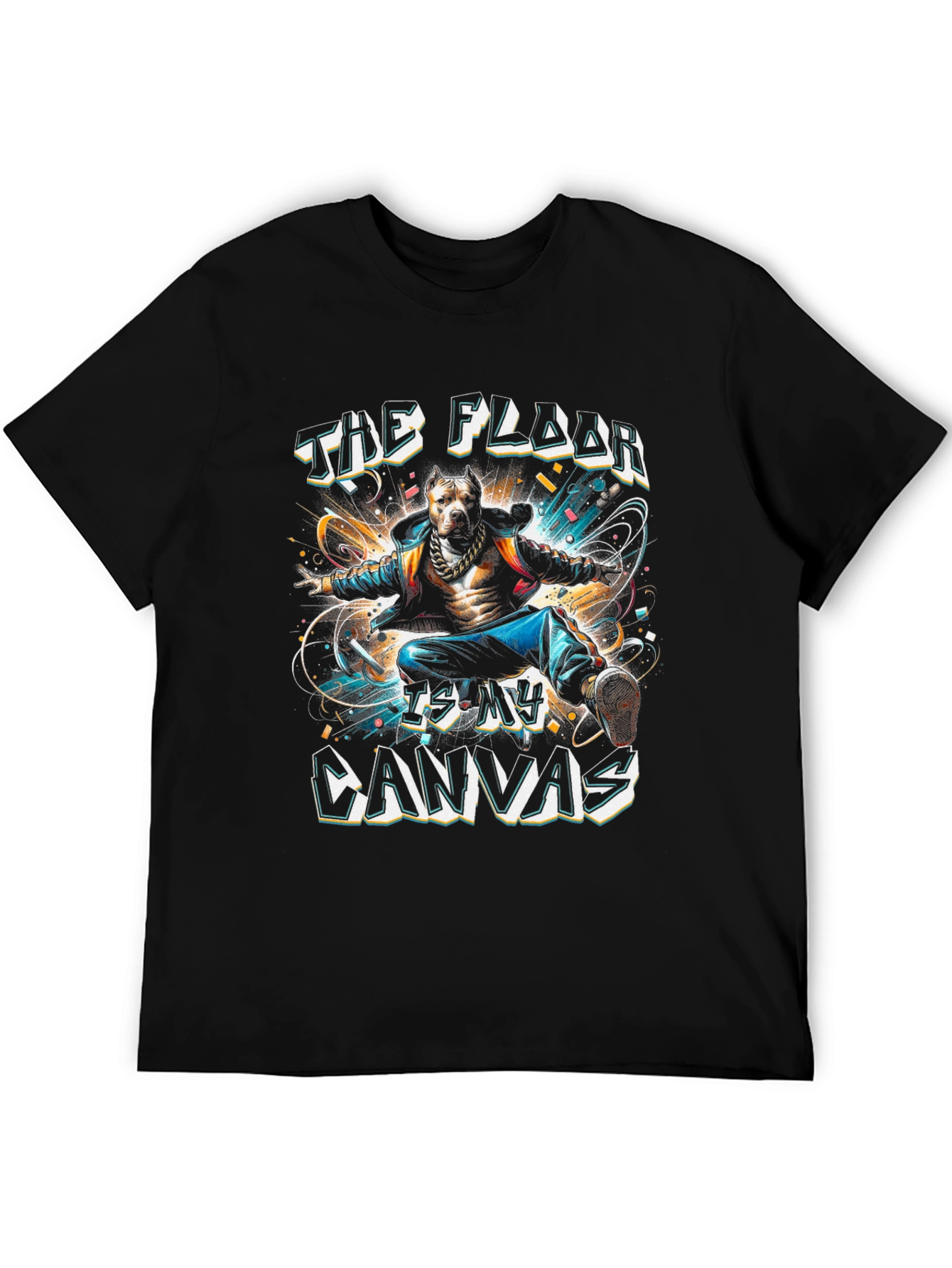 The Floor Is My Canvas Graphic Tee