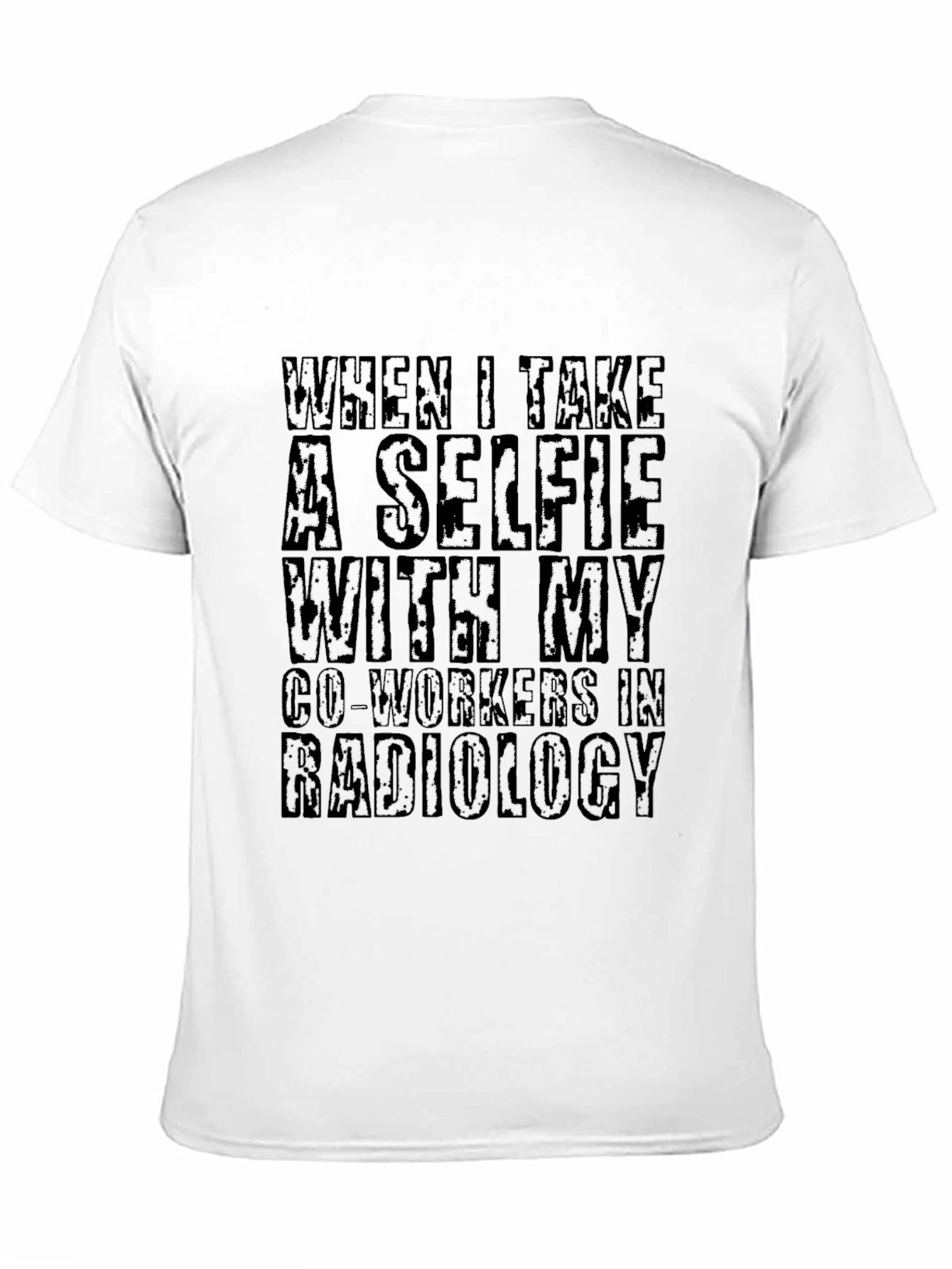 Radiology Selfie Black T-Shirt - Unique Medical Humor