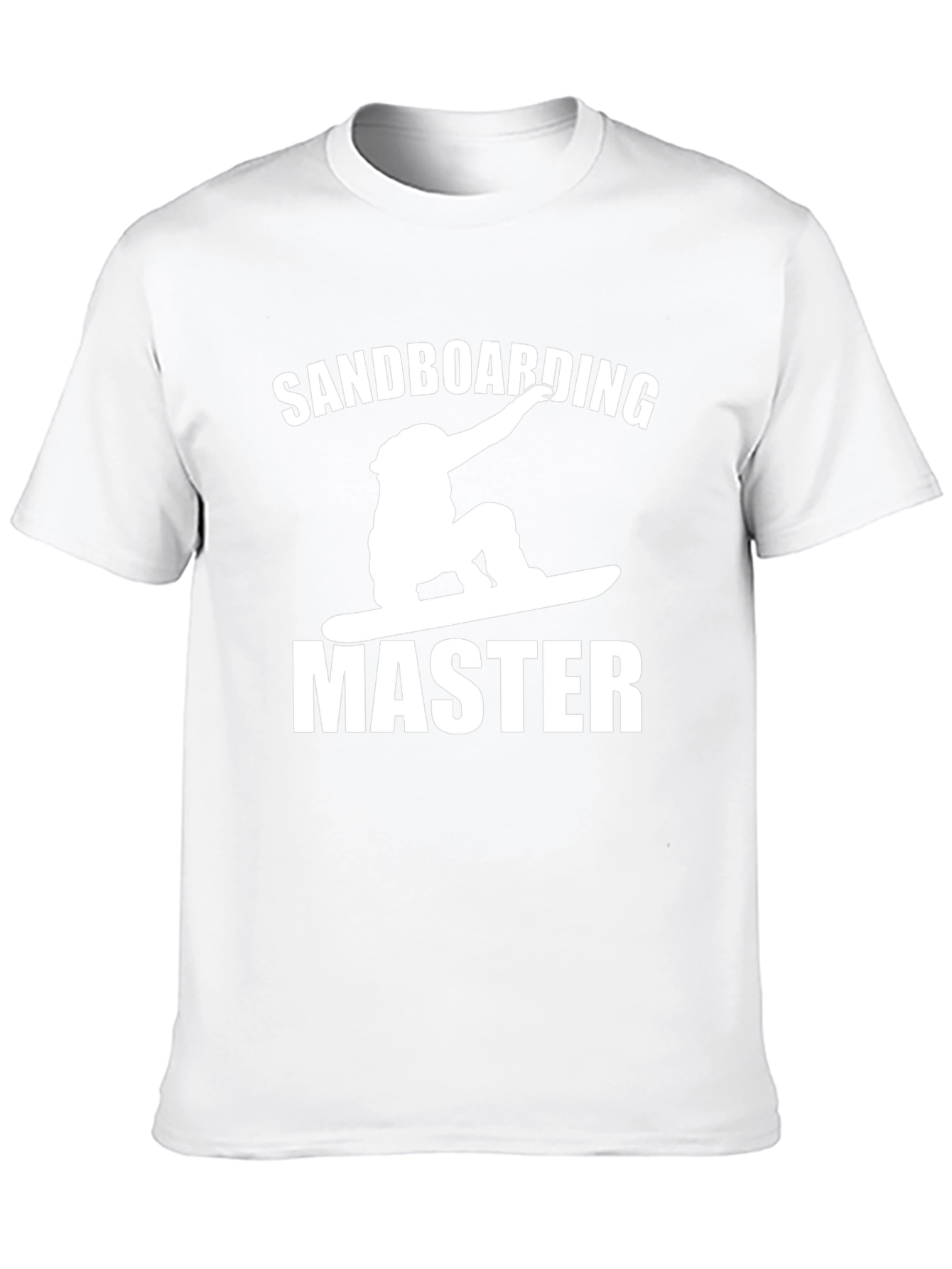 Sandboarding Master Graphic Tee - Black Cotton T-Shirt