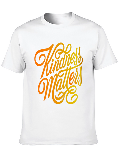 Kindness Matters Graphic Tee - Black T-Shirt