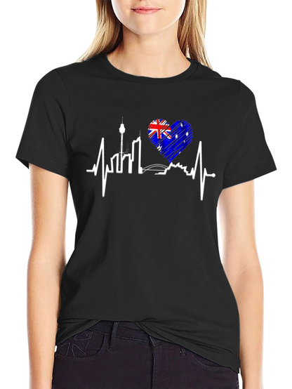Sydney Australia Heartbeat T-Shirt